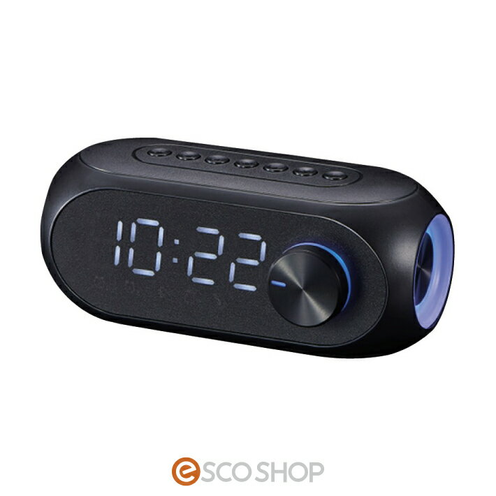 ワイヤレススピーカー付クロック多機能 ワイヤレス 時計 置時計 送料無料 メーカー直送 代引不可 同梱不可