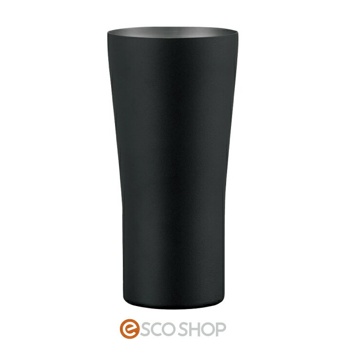 ビアタンブラー420mlブラック 魔法瓶構造 タンブラー 送料無料 メーカー直送 代引不可 同梱不可