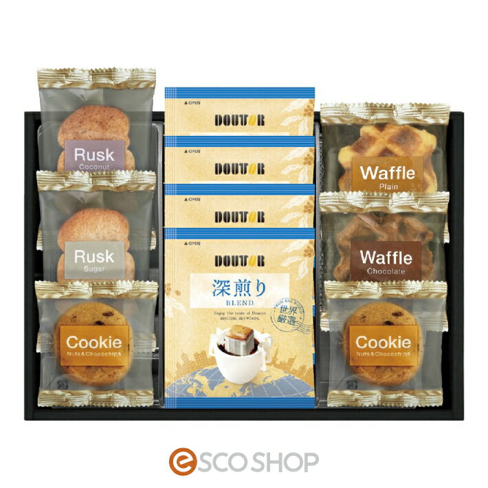 ドトールコーヒー＆スイーツセレクション珈琲 飲料 ギフト ワッフル クッキー メーカー直送 代引不可 同梱不可