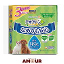 【あす楽】ユニチャームペット デオクリーン純水99%ウェットティッシュ 詰め替え用 3個セット 210枚ユニ・チャーム ペット
