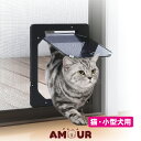 タカラ産業 網戸専用 犬猫出入り口 Sサイズ 猫・小型犬用 PD1923 犬猫出入口 ペット用品 犬 猫 便利グッズ 小窓