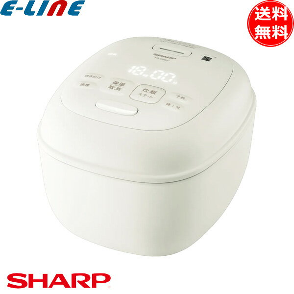 Rakuten - シャープ KSCS05J-W ジャー炊飯器 3mm厚釜&球面炊き 3合炊き ホワイト KSCS05J 「送料無料」