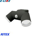 ムサシ RITEX ライテックス LED-CY260 LED 乾電池式 4.5Wx2灯 シンプルスタイルセンサーライト LEDCY260「送料区分A」