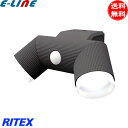 ムサシ RITEX ライテックス S-CY60 LEDセンサーライト 4.5W×2灯 LEDソーラーシンプルスタイル 電源不要 明るさ:520lm/260lm ...