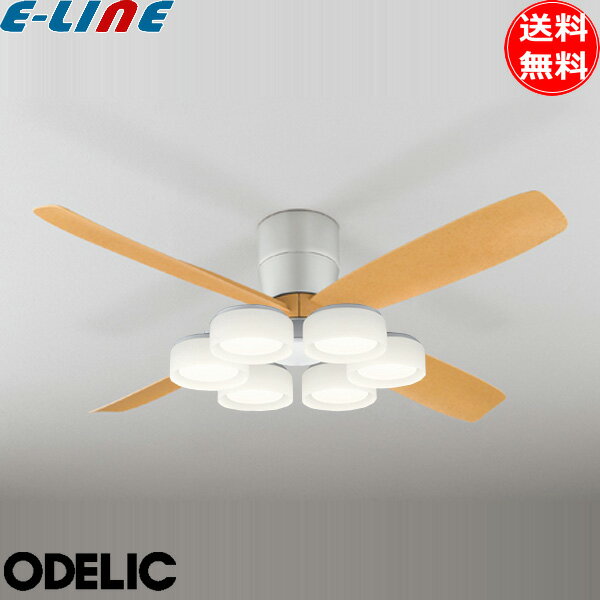 ODELIC ǥå WF061+WF066LR LED󥰥ե饤 DC⡼ ٤ŵ 8 եå 4籩...