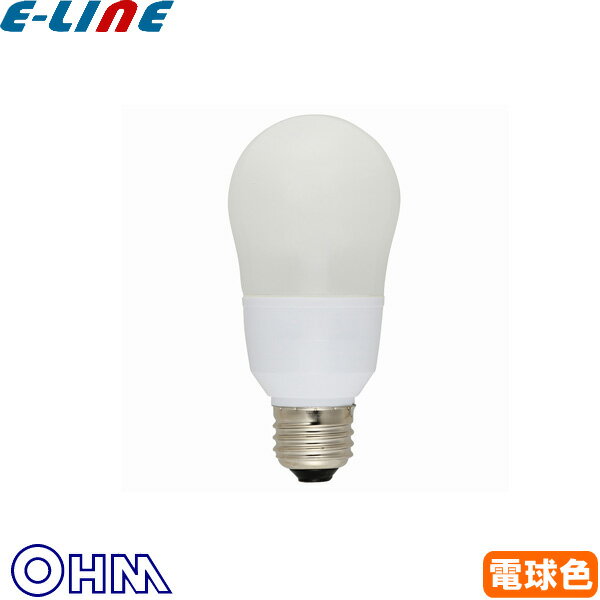 オーム電機 EFA15EL/12NX2P 電球形蛍光灯 2個入 60形相当 電球色 口金E26 EFA15EL12NX2P「送料区分A」