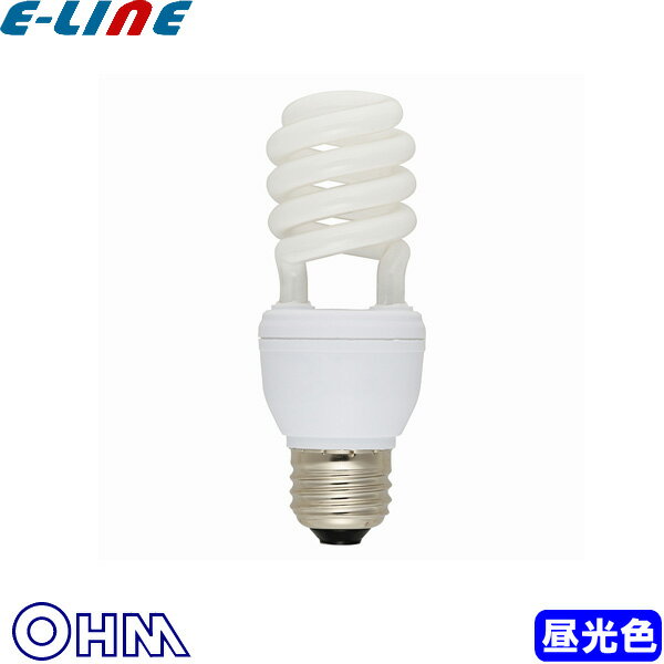 エコなボール 電球形蛍光灯 E26 スパイラル形 60W相当 昼光色 2