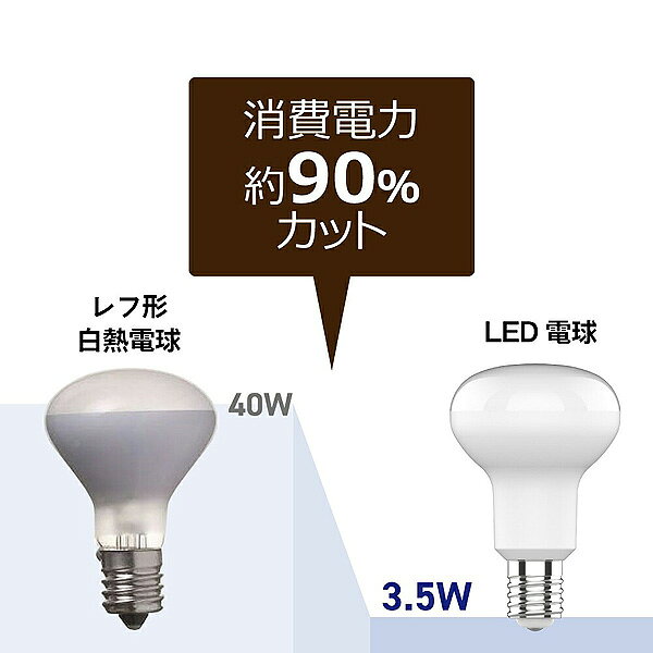 ［12個セット］STYLED スタイルド HDR3E17D1 LED電球 E17口金 ミニレフ電球タイプ ...