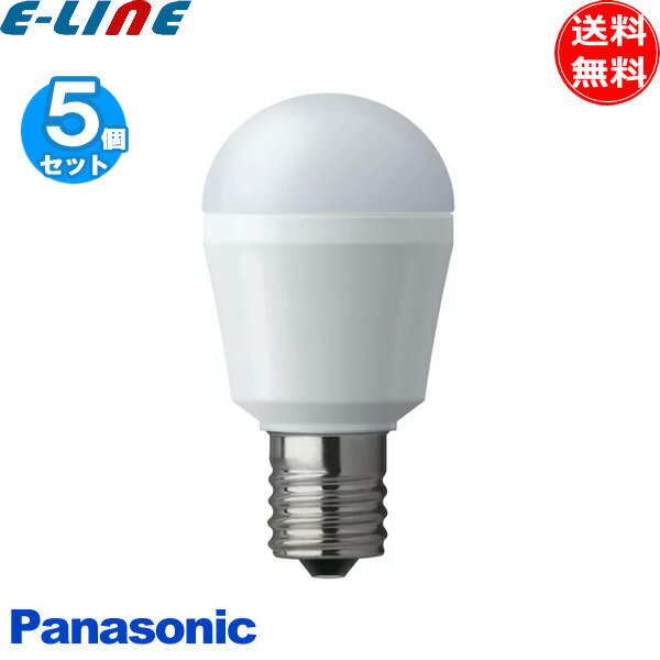 [5個セット]Panasonic LDA3L-H-E17/S/2A1K パルック LED電球 E17口金 下方向 140度 小形電球 25形 電球色 LDA3LHE17S2「送料無料」
