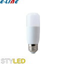 T形電球 LED 長寿命 配光角220度/STYLED スタイルド HDT60D1 E26 60W 昼光色 密閉形器具対応 断熱材施工器具対応「区分A」