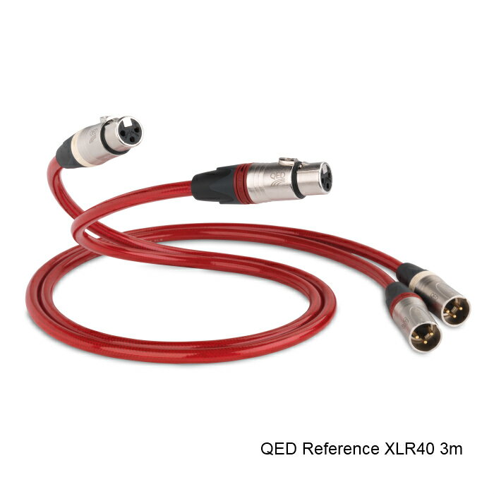 QED Reference XLR40 3m XLRケーブル アナログ ペア