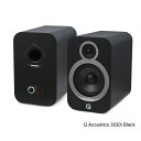 Q Acoustics3030i ブラック パッシブスピーカー1ペア　ブックシェルフ