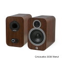 Q Acoustics  3030i ウォルナット パッシブスピーカー1ペア　ブックシェルフ