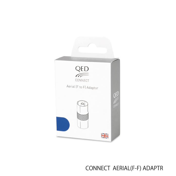 CONNECT Aerial (F-F) Adaptor【QED】コネクト / 変換・ジョイント アダプター【正...