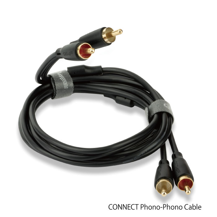 CONNECT Phono-Phono Cable 1.5m 1本 【QED】コネクト / RCAケーブル 【正規品 / 新品】