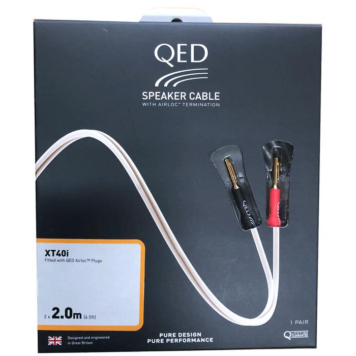 QED REFERENCE XT40i 2mペア 完成品 スピーカーケーブル