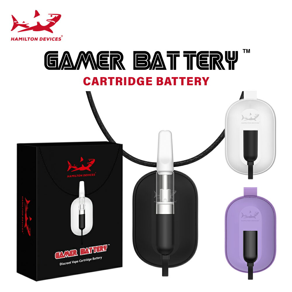 HAMILTON DEVICES ハミルトンデバイス GAMER BATTERY ゲーマー バッテリー カートリッジ ハミルトンデバイス 450mAh CBD CBN CBG CBC DNG