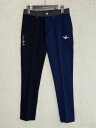 1PIU1UGUALE3 GOLF 3 ネイビー×ブラック ADP CRAZY LONG PANTS REGULARFIT クレイ(4)