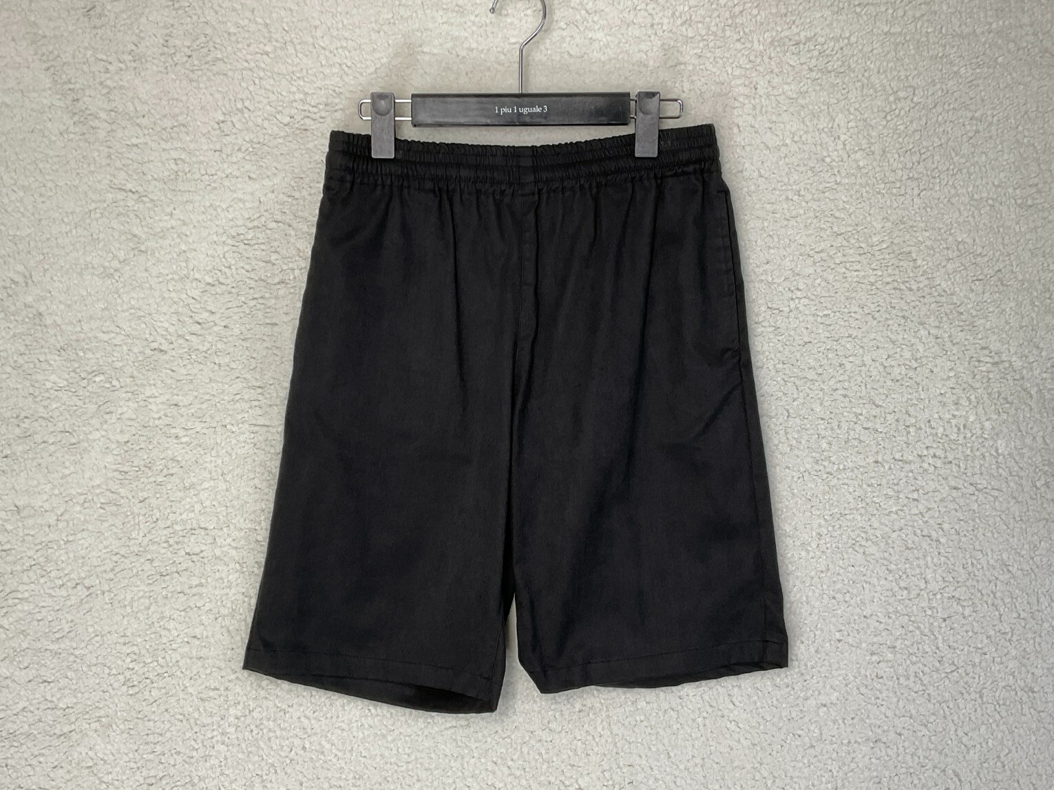 1piu1uguale3 ウノピゥウノウグァーレトレ 3 ブラック HOLIDAY SHORTS ホリデーショーツ