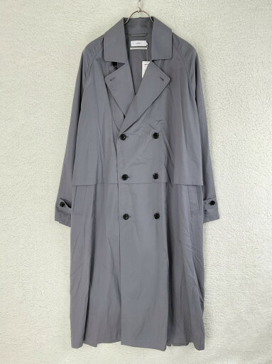未使用 graphpaper グラフペーパー 2 グレー Silicon Poplin Cape Trench Coat 未使用 graphpaper グラフペーパー 2 グレー Silicon Poplin Cape Trench Coat