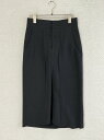 未使用 ISABEL MARANT イザベルマラン 38 グレー ウールフロントシームタイトスカート