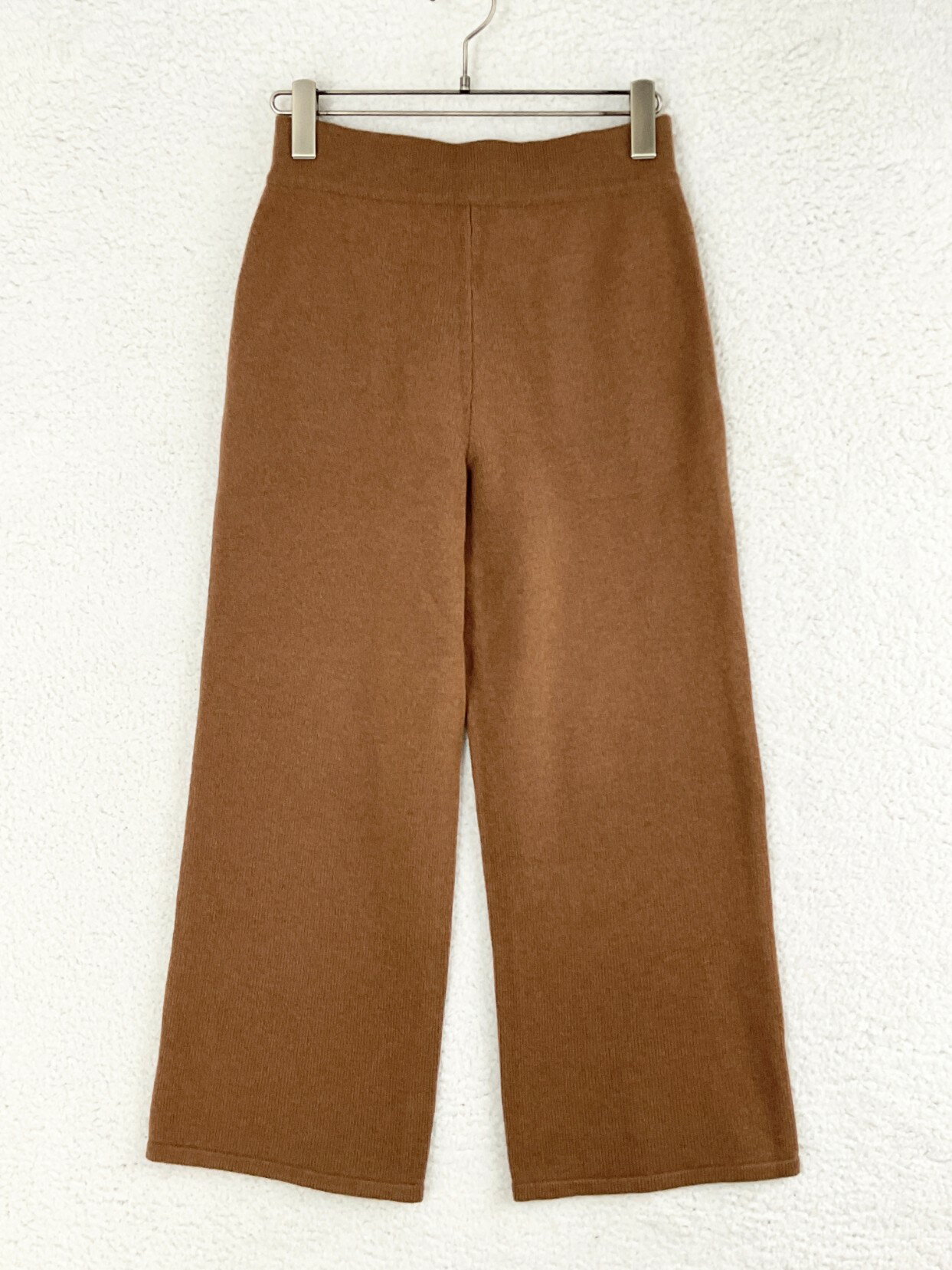 未使用品 Demylee　デミリー XS ブラウン カシミアニットパンツ