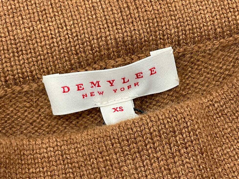 未使用品 Demylee　デミリー XS ブラウン カシミアニットパンツ