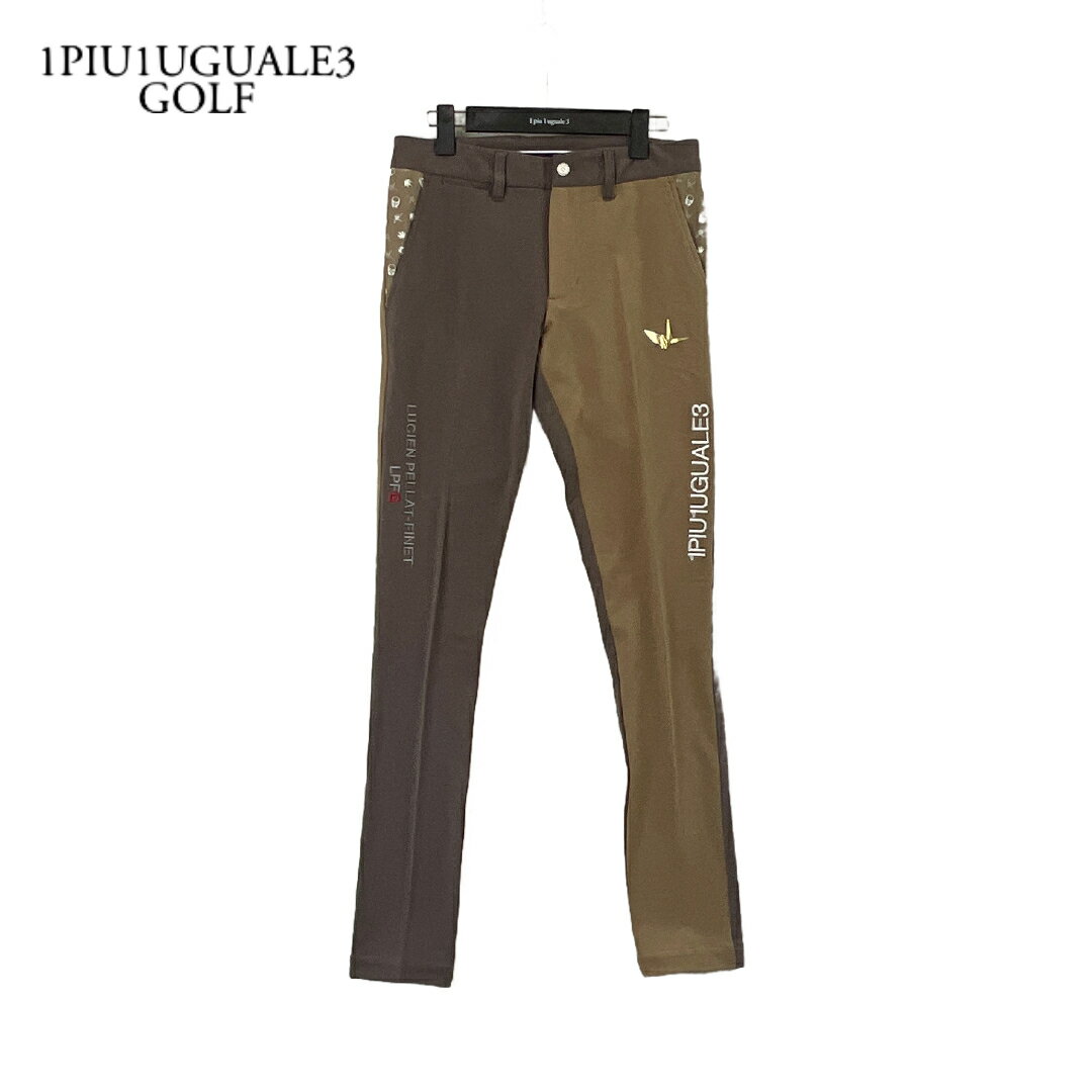 乐天商城 - 1PIU1UGUALE3 GOLF ウノピゥウノ ゴルフ × lucien pellat-finet ルシアン ペラフィネ ゴルフGRP089-ARN026 REGULAR LONG PANTS ペラフィネコラボレギュラーロングパンツ 新品 6 ベージュ