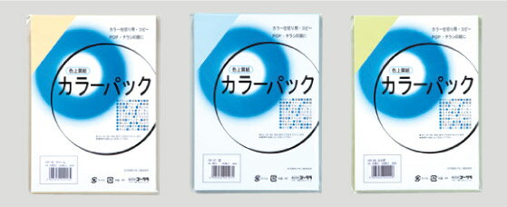 【直送品・代引き不可】【保育園・学校用紙及び器材】色上質紙(カラーパック)中厚口A4・100枚×5袋