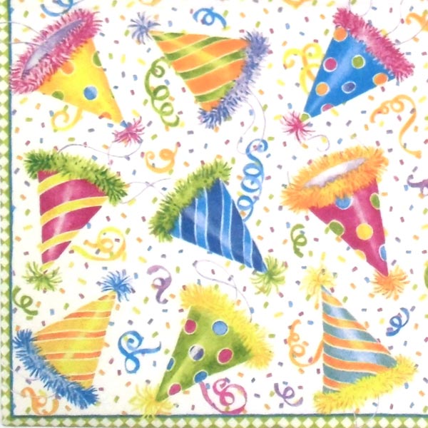 手芸用品 デコパージュ ペーパーナプキン デコパージュ用 ペーパー ペーパーナフキン　Hats Off