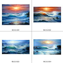 【送料無料】カタログからの油絵制作怒涛の海【Horizontal】