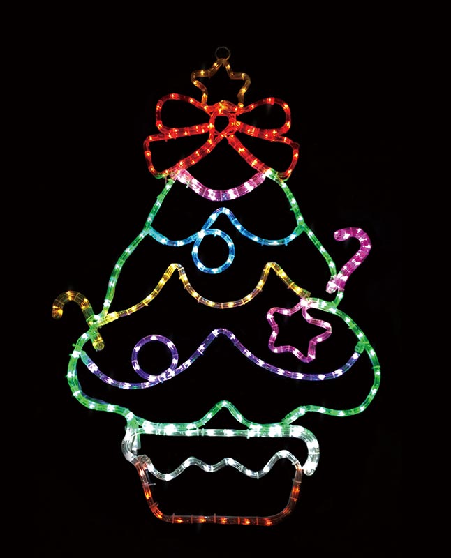 【店舗・イベント用品】【クリスマス】【モチーフライト】LEDチューブライト・ファニーツリー