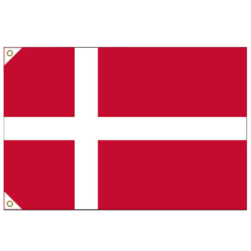 【万国旗・世界の国旗】デンマーク国旗(120cm幅/エクスラン)