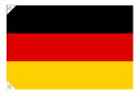【万国旗・世界の国旗】ドイツ国旗(180cm幅/エクスラン)