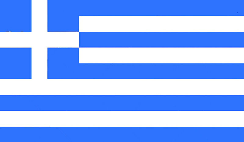 【万国旗・世界の国旗】ギリシャ国旗(180cm幅/エクスラン)