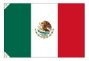 【万国旗・世界の国旗】メキシコ国旗(180cm幅/エクスラン)