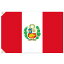【万国旗・世界の国旗】ペルー国旗(135cm幅/エクスラン)