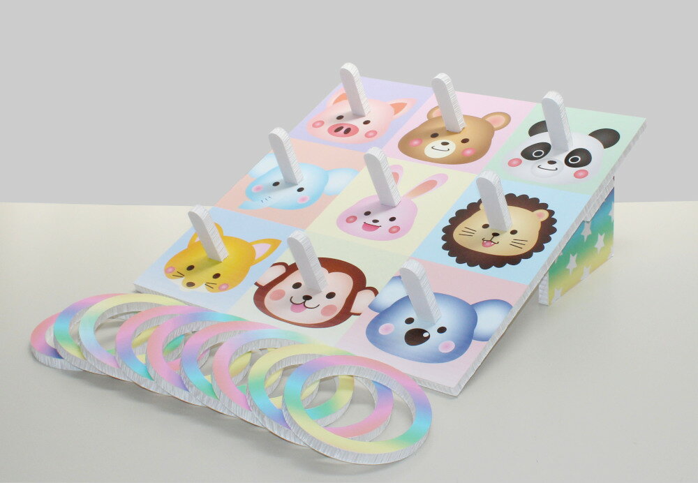 【店舗・イベント用品】【ディスプレイ】輪投げ(どうぶつ)