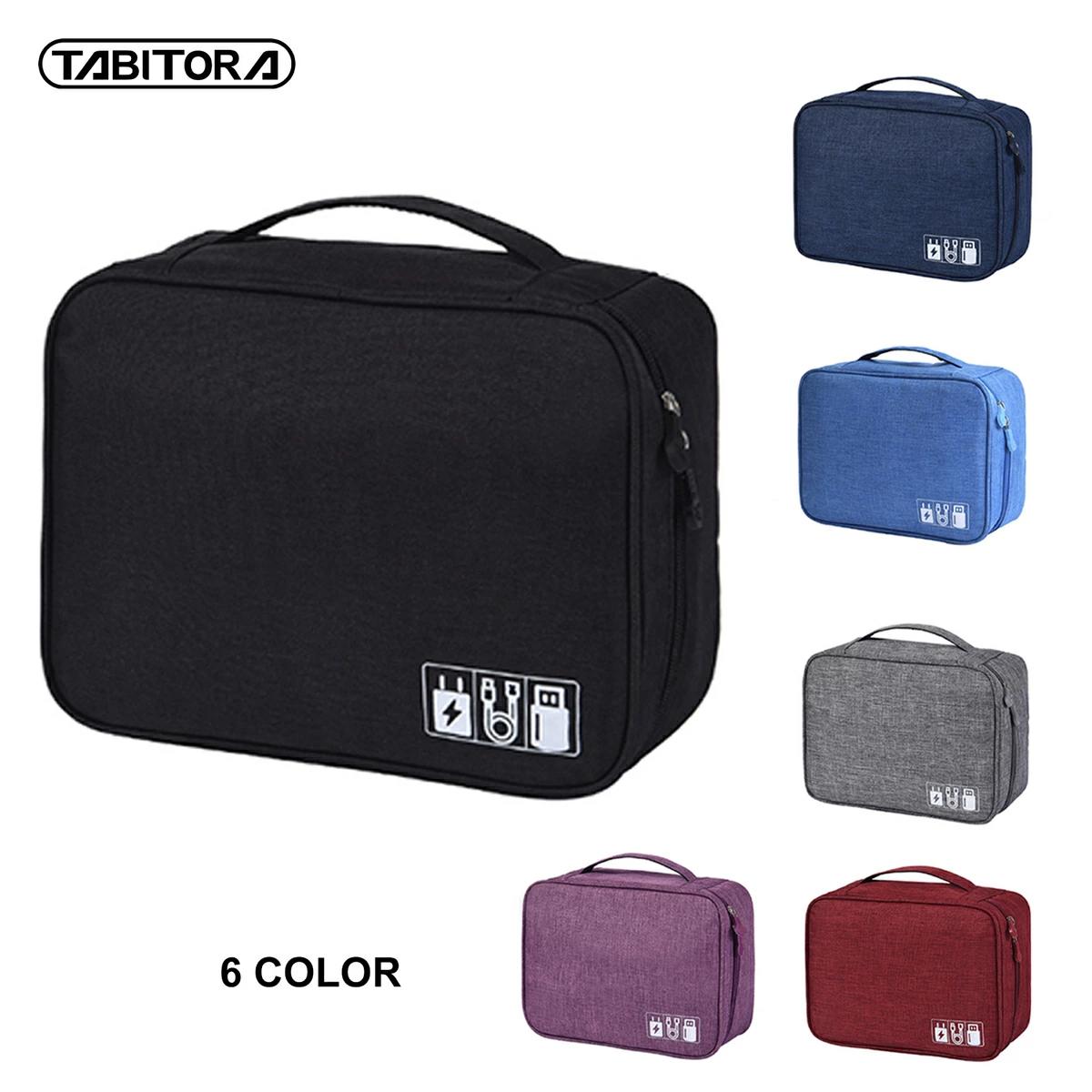 トラベルポーチ マウス ケーブル モバイルバッテリー 収納ポーチ 旅行 出張 ガジェットポーチ ケース ..