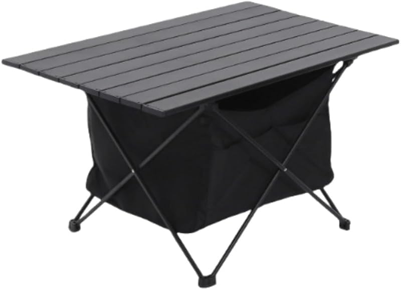 ブル、折りたたみアルミロールテーブル、コンパクト、超軽量、アウトドア活動、運動会、バーベキュー、ハイキング、ビーチに最適(4)