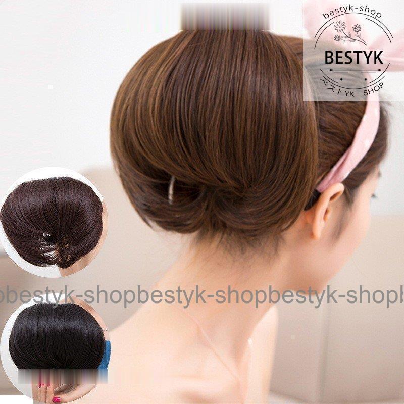 お団子 ウィッグ まとめ髪 お団子かつら エクステ つけ毛 結婚式、成人式、卒業式、和装、浴衣、着物にピッタリな髪型