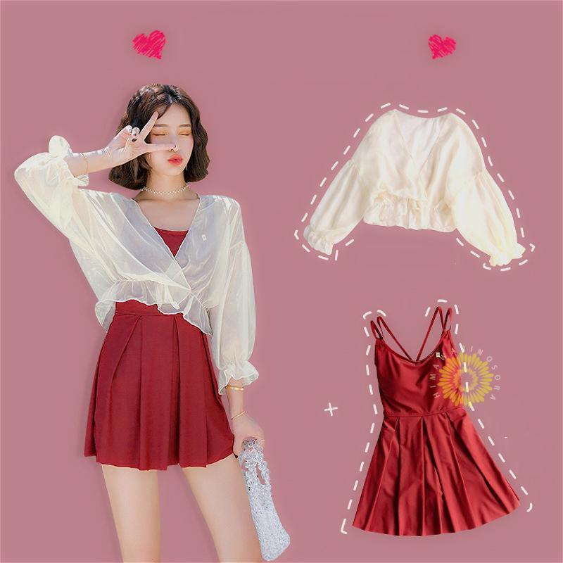 水着 レディース ワンピース 夏 体型カバー 韓国風 水着 可愛い キュート 海 ママ水着 プール リゾート 温泉 サマー ミズギ 水着流行り 盛れる