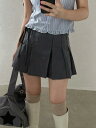 WRAP PINTUCK PLEATS MINI SKIRT スカート レディース|韓国 VIVIC|コーディブック