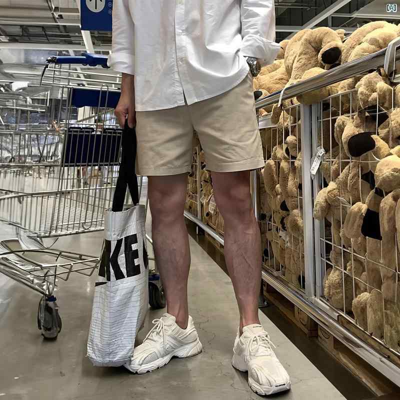 Rakuten - メンズ　ファッション　韓国ファッション　オシャレ　コーデ ショート パンツ メンズ 夏 カジュアル スポーツ アメリカン ストリート パラシュートパンツ