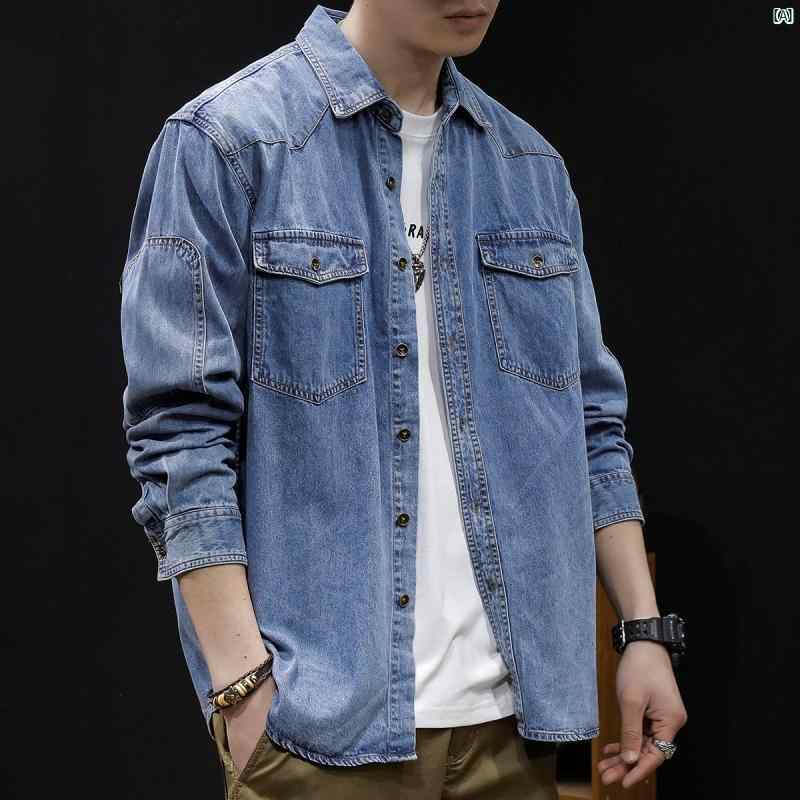 メンズファッションコーデレトロデニ...