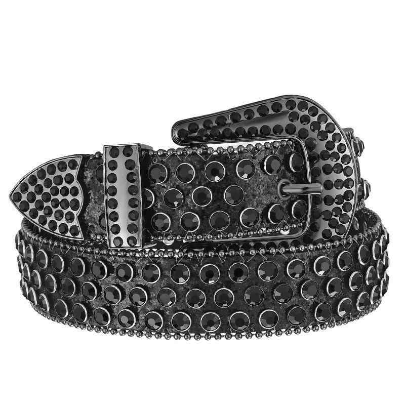 ベルト の Y2K ギャル系 ラインストーン カラーストーン スパンコール アクリル装飾 レディース 女性用..