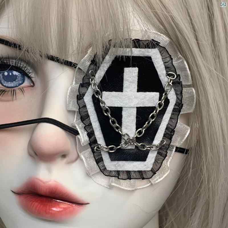 レディース　Y2K ファッション　2000代 二 次元 アイマスク 地雷 ハロウィン サブカルチャー 中国 アニ..