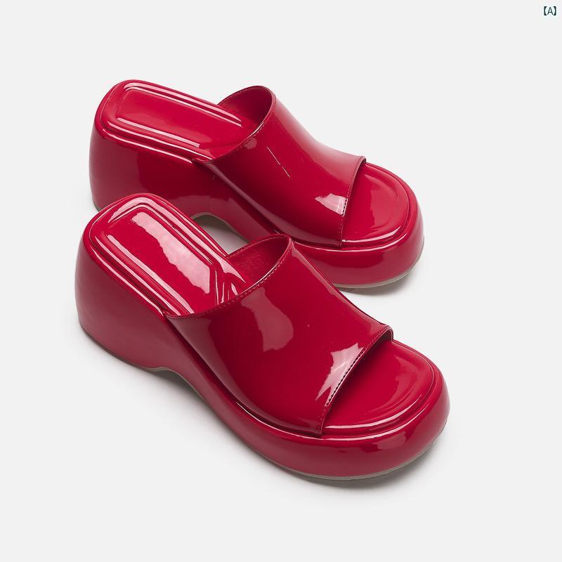 レディース Y2K ファッション 2000代 人間 バービー 夏 厚底 かわいい アメリカ 魅惑的 ガールズ プラットフォーム シューズ ビーチ サンダル スリッパ 着用