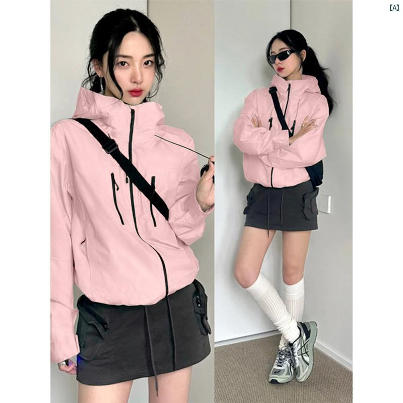レディース Y2K アーバンファッション 海外ファッション レディース おしゃれ ピンク ジャケット レディース スリーインワン 明るい トップ 夏 西部 四川 ハイエンド トラベル ウェア