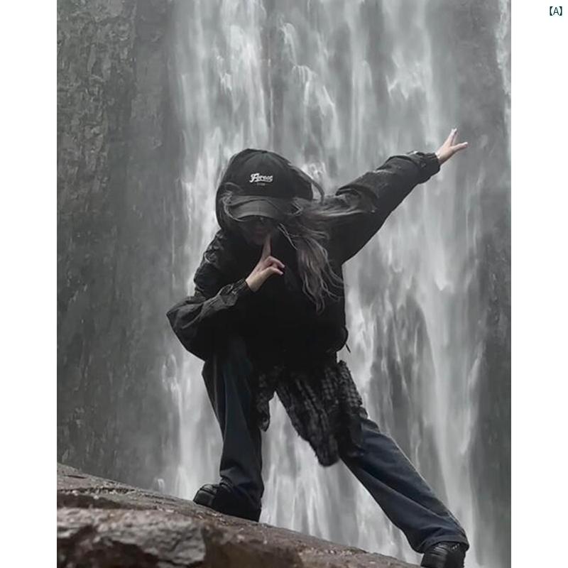 Rakuten - レディース　Y2K アーバンファッション　海外ファッション　レディース　おしゃれ 西 四川 ジャケット スリーインワン 屋外 日焼け防止 防水 夏 薄手 登山 服 スーツ